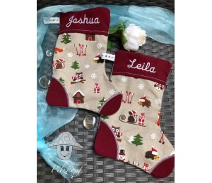 Stickserie - ITH Nikolausstiefel Blanko